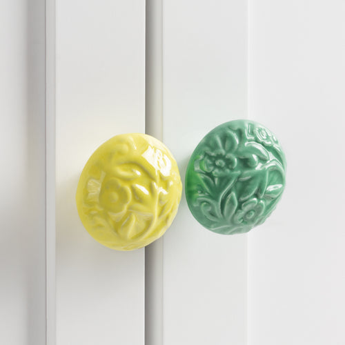  Accessories - Pomelo Ceramic Set of 4 Drawer Knobs Multicolour furn.