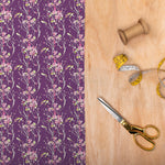 Voyage Maison Armathwaite Printed Cotton Poplin Apparel Fabric in Blossom/Plum