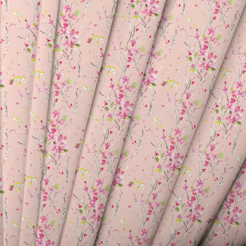 Voyage Maison Armathwaite Printed Cotton Poplin Apparel Fabric in Blossom/Primrose