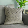 Paoletti Avenue Velvet Jacquard Cushion Cover in Grey