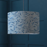 Abstract Blue Lighting - Balaya Eva Printed Lamp Shade Cobalt Voyage Maison