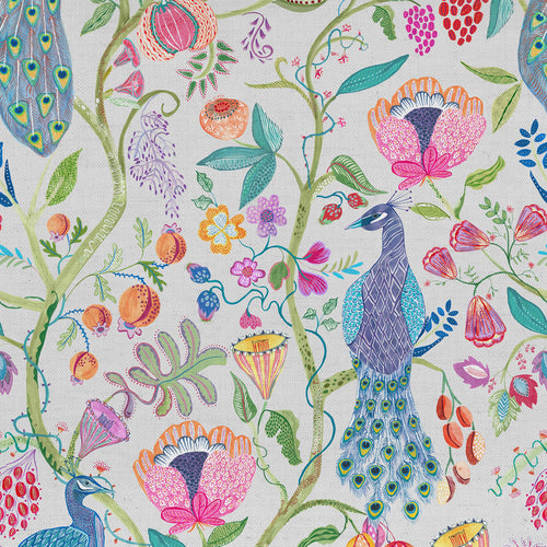 Voyage Maison Barabadur Summer Printed Cotton Fabric in Ecru