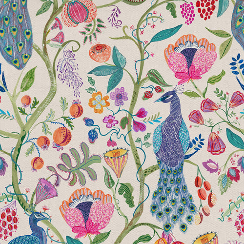 Voyage Maison Barabadur Summer Printed Cotton Fabric in Natural