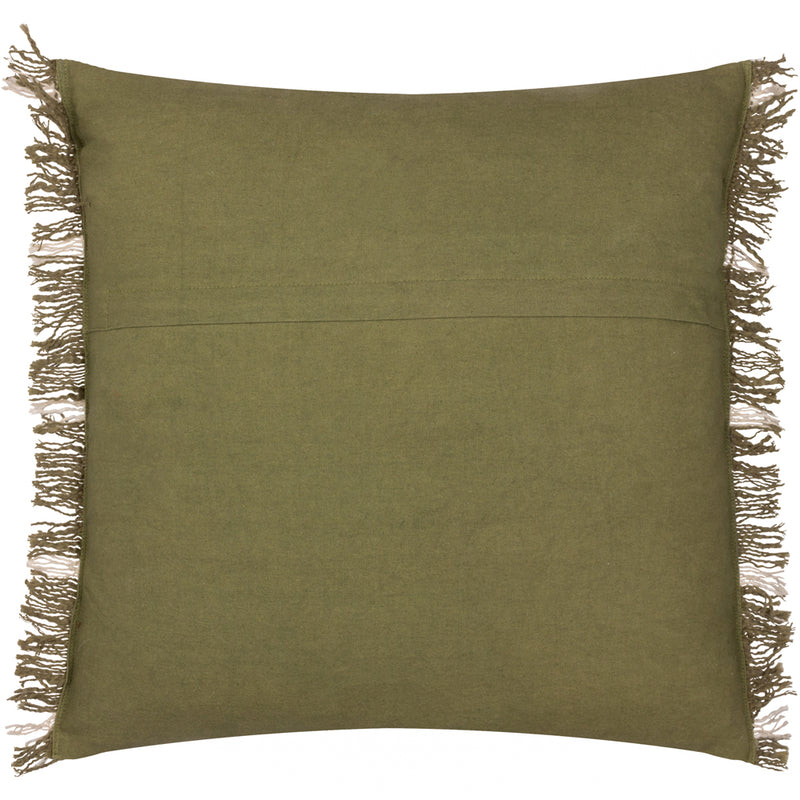 Yard Beni Cushion Cover in Moss/Natural
