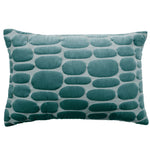 Additions Boulder Embroidered Cushion Cover in Ocean