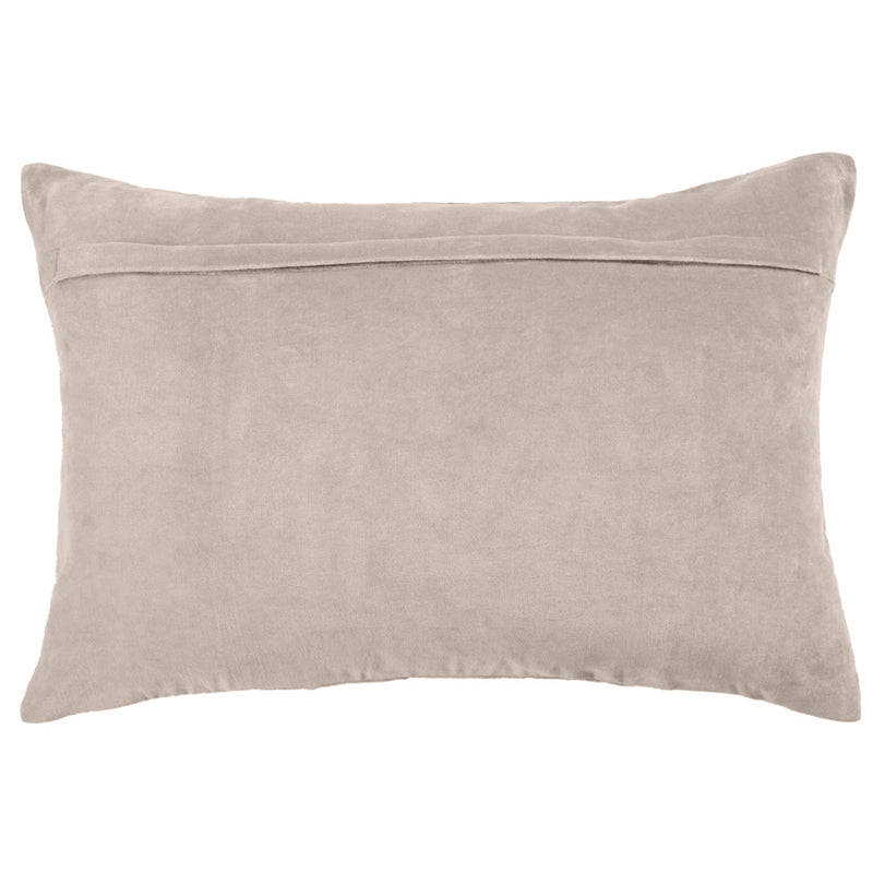 Additions Boulder Embroidered Cushion Cover in Quartz