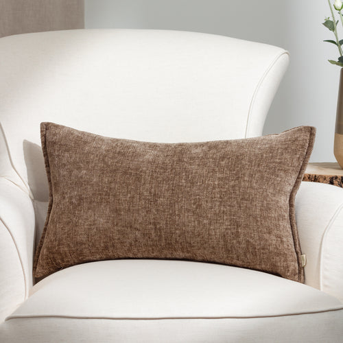 Evans Lichfield Buxton Rectangular Cushion Cover in Taupe