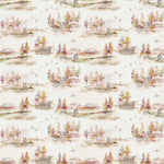 Voyage Maison Caledonian Printed Cotton Fabric in Plum