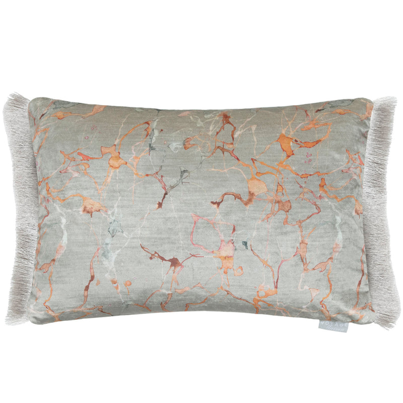 Additions Carrara Fringed Cushion Cover in Rosewater