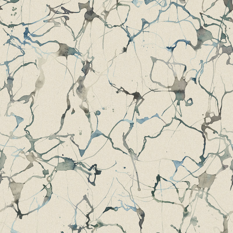 Additions Carrara Printed Cotton Fabric in Frost