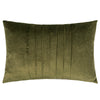 Voyage Maison Chiaso Velvet Cushion Cover in Olive
