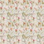 Voyage Maison Cirsium Printed Cotton Fabric in Russet