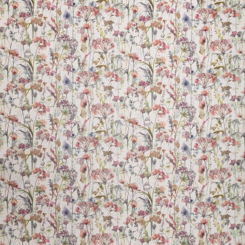 Voyage Maison Colbypoppy Printed Oil Cloth Fabric (By The Metre) in Poppy