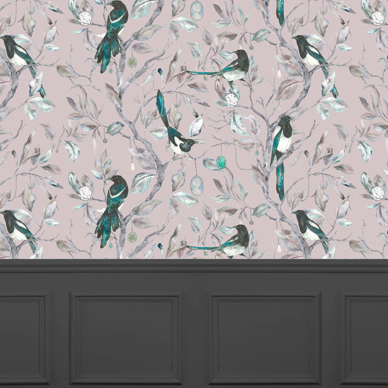 Voyage Maison Collector 1.4m Wide Width Wallpaper in Blush