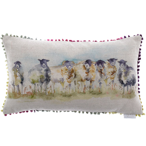 Voyage Maison Comeby Printed Cushion Cover in Linen