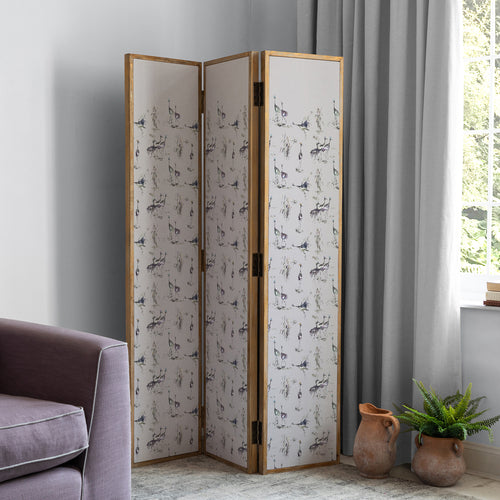 Voyage Maison Crane Solid Wood Room Divider in Ironstone