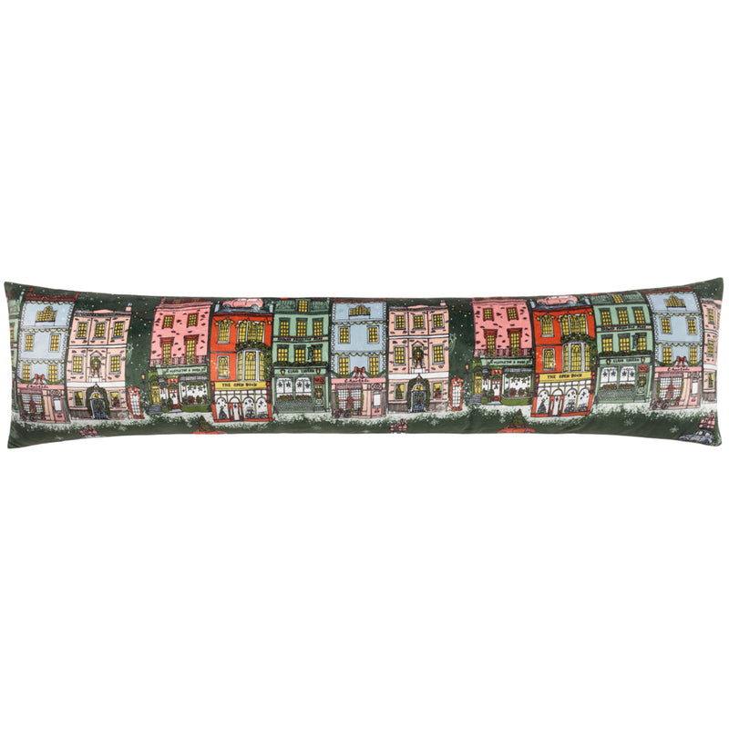 furn. Christmas Spirit Festive Draught Excluder in Green/Red