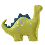 Animal Green Cushions - Dino Kids Novelty Ready Filled Cushion Green little furn.