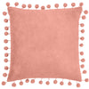 furn. Dora Square Cushion Cover in Pale Pink