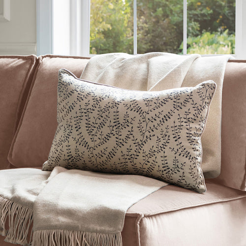Additions Eden Printed Cushion Cover in Onyx