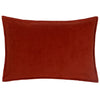 furn. Effron Washed Velvet Cushion Cover in Brick