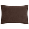 furn. Effron Washed Velvet Cushion Cover in Brown
