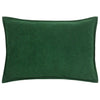 furn. Effron Washed Velvet Cushion Cover in Forest