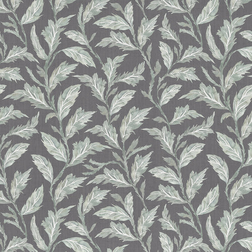 Voyage Maison Eildon Printed Cotton Fabric in Charcoal