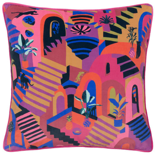  Cushions - Eivissa Square Polyester Filled Cushion Multicolour furn.