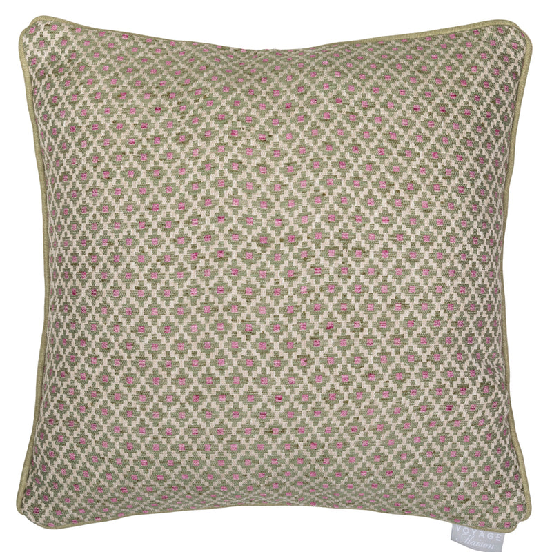 Voyage Maison Elmore Woven Feather Cushion in Verde