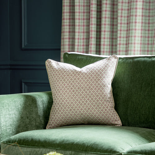 Voyage Maison Elmore Woven Feather Cushion in Verde