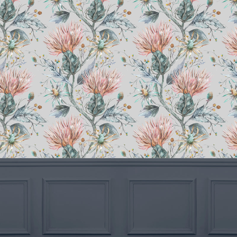Voyage Maison Elysium 1.4m Wide Width Wallpaper in Sapphire