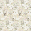 Voyage Maison Enchanted Forest Printed Oil Cloth Fabric (By The Metre) in Natural Cream