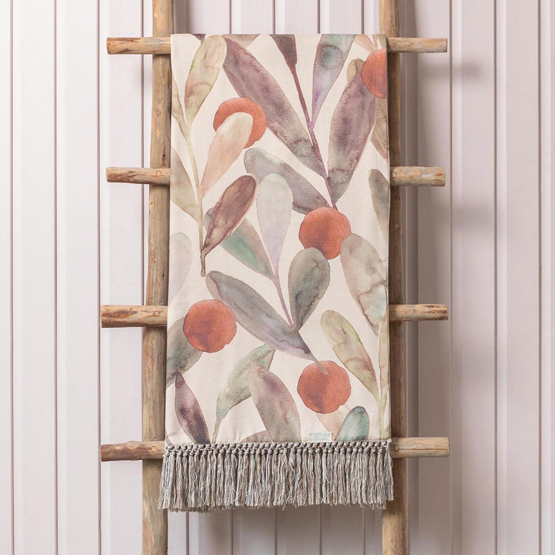 Voyage Maison Enso Printed Throw in Mulberry