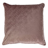 Paoletti Florence Embossed Velvet Cushion Cover in Blush