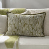 Hoem Frond Cushion Cover in Olive