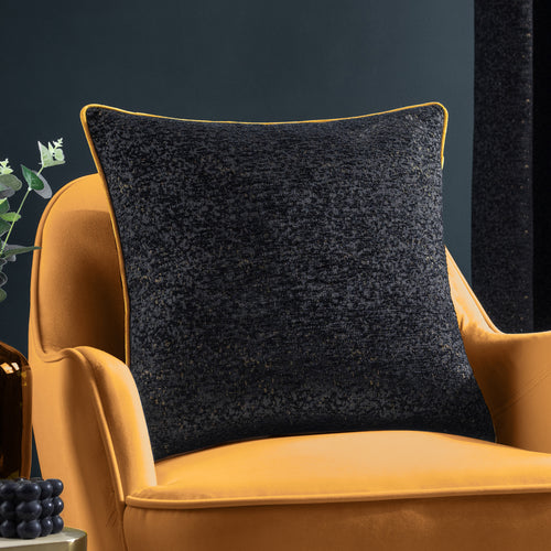 Paoletti Galaxy Cushion Cover in Black