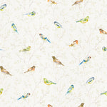 Voyage Maison Garden Birds 1.4m Wide Width Wallpaper in Small