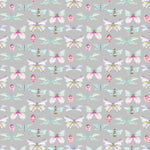 Voyage Maison Garden Wings Printed Oil Cloth Fabric (By The Metre) in Pastel