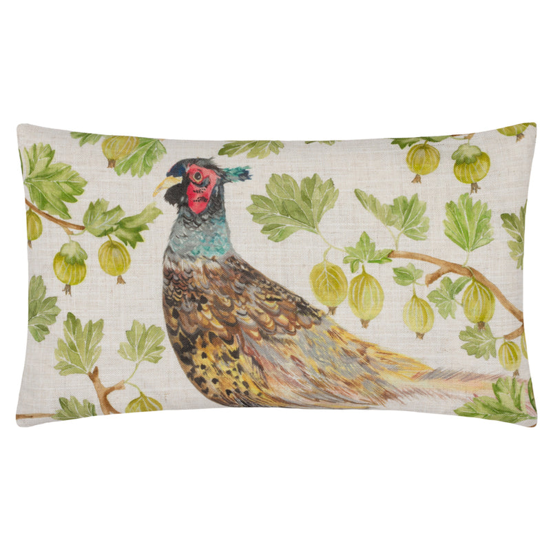 Evans Lichfield Grove Pheasant Cushion Cover in Natural