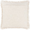 Yard Hara Woven Fringed Cotton Cushion Cover in Yolk