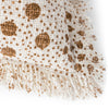 Yard Hara Woven Fringed Cotton Cushion Cover in Yolk