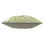 Floral Green Cushions - Harlington Gardenia Floral Piped Cushion Cover Moss Wylder Nature