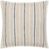 Striped Beige Cushions - Hebble Striped Cushion Cover Natural Black Yard