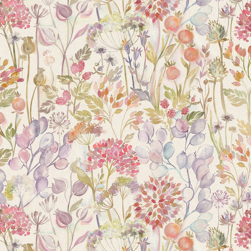 Voyage Maison Country Hedgerow Printed Cotton Fabric in Autumn