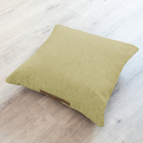 Voyage Maison Helmsley Printed Floor Cushion in Moss