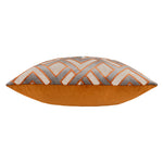 Paoletti Henley Cushion Cover in Ginger/Grey