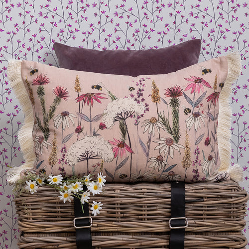 Voyage Maison Hermione Printed Cushion Cover in Blush
