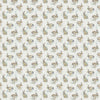 Voyage Maison Hurtling Hares Printed Oil Cloth Fabric (By The Metre) in Taupe