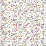 Voyage Maison Ilinizas Floral Printed Oil Cloth Fabric (By The Metre) in Poppy
